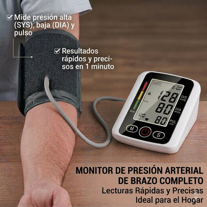 Tensiómetro de brazo digital , español